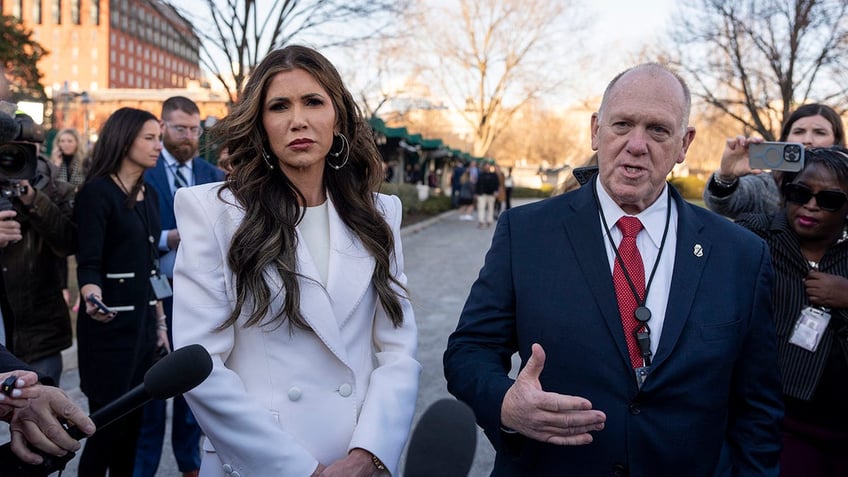 Noem and Homan at the White House