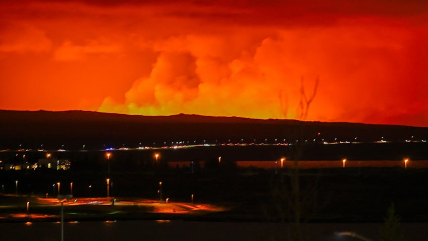 iceland rocked by fourth volcano eruption in recent months spewing fountains of lava