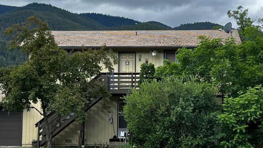 The home where Idaho police allege Majorjon Kaylor, of Kellogg, murdered his four neighbors.