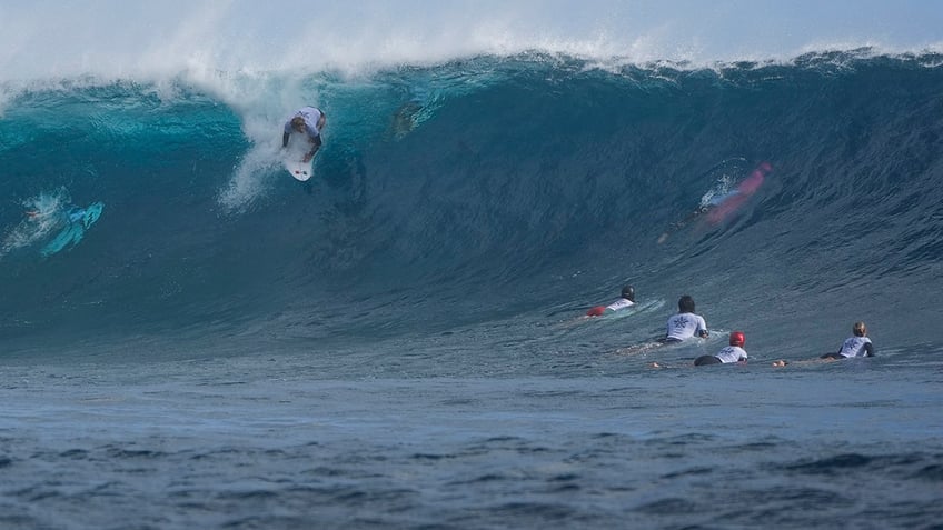 Surfers training 