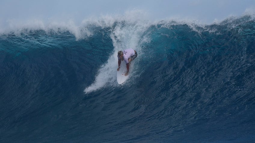 Surfer during a training day 