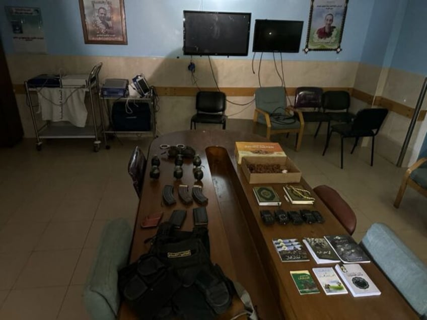 idf finds hamas operational command center weapons in shifa hospital