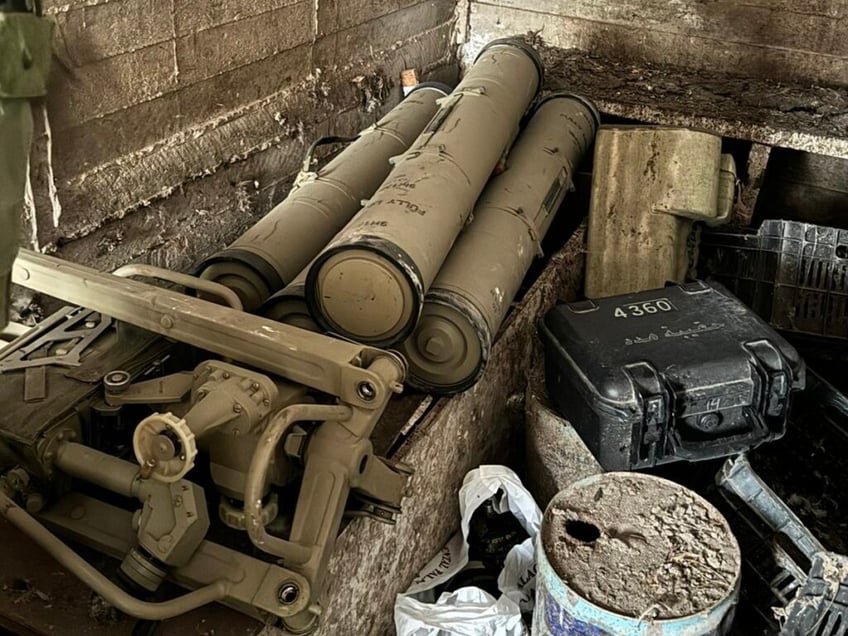 idf finds massive weapons caches in villages near border