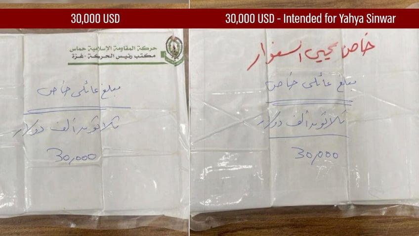 idf releases evidence of payments directly from iran to hamas