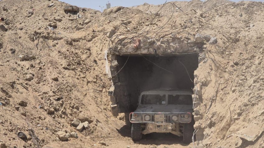 vehicle in tunnel