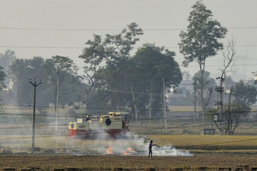 The illegal burning of farm fields in northern India reached a record high this season, fu