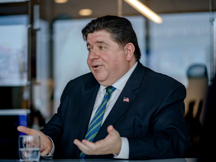 J.B. Pritzker, governor of Illinois, during an interview in Chicago, Illinois, US, on Mond