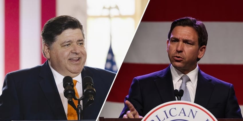 illinois gov pritzker says desantis isnt smart enough to be president