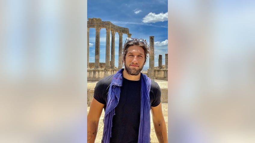 Connor Michalek from Chicago, Illinois in Dougga, Tunisia