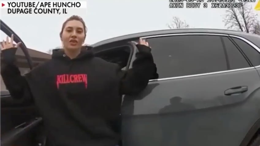 Christina Formella being arrested