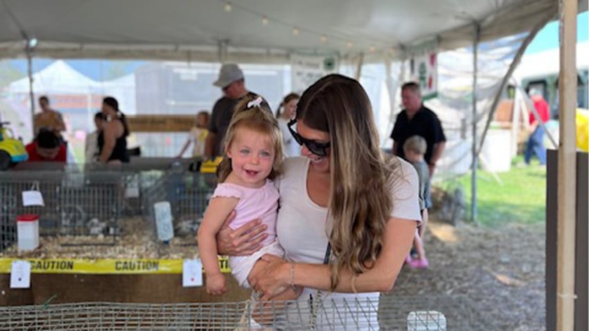 Ashley with daughter