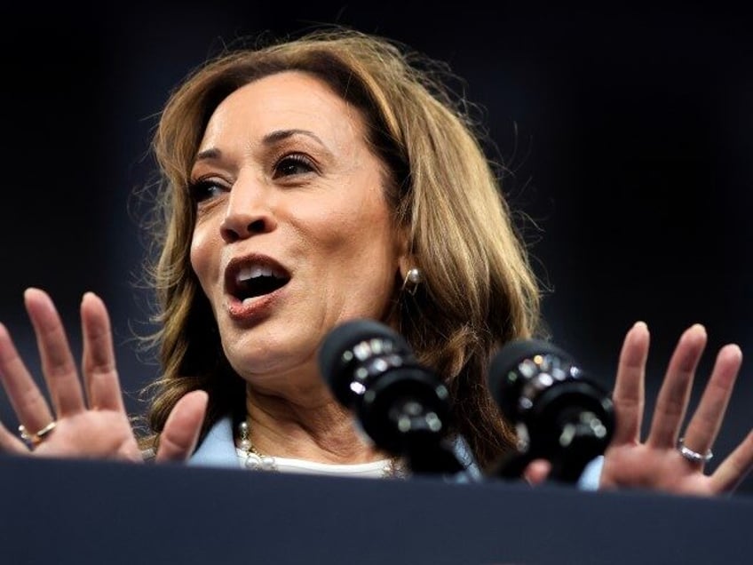 US Vice President Kamala Harris during a campaign event in Atlanta, Georgia, US, on Tuesda