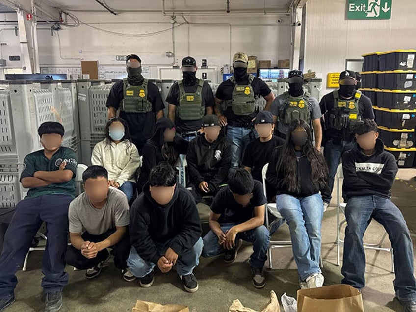 These are the juveniles found in the marijuana facility - almost all unaccompanied, one as