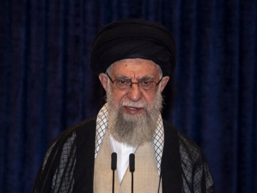 TEHRAN, IRAN - JUNE 28: Iran's supreme leader Ayatollah Ali Khamenei, addresses the media