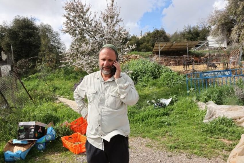 Noam Federman, at the Jewish settlement of Kiryat Arba in the occupied West Bank, says he