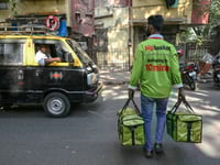 In India’s congested cities, delivery apps cash in