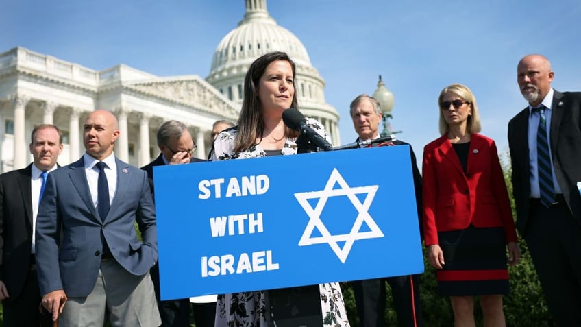 Stefanik at pro-Israel presser