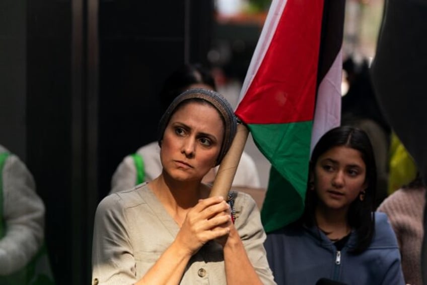 in new york angry demos and mourning after hamas attack on israel