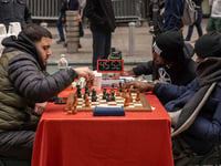 In New York City, chess champion sets new world record for 'longest chess marathon'