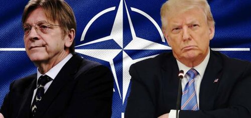 in ominous post leftist mep verhofstadt says trump is natos greatest threat