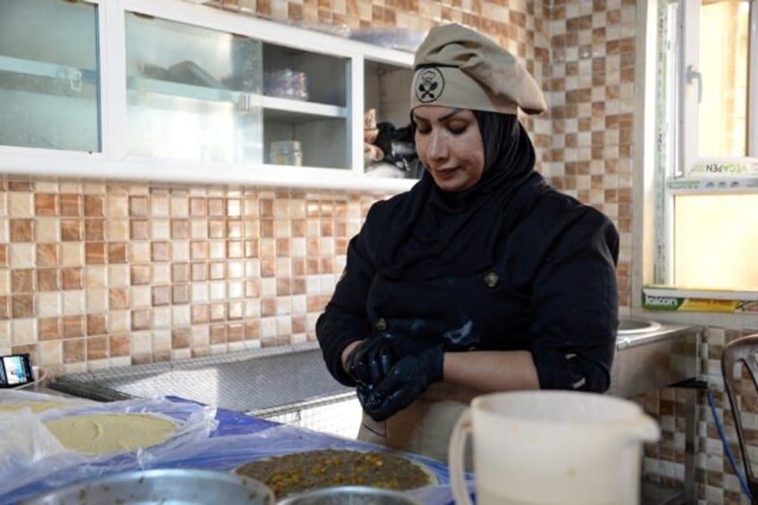 in war scarred iraqi city food business gives women independence