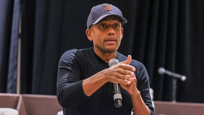 Hill Harper campaigns for Senate