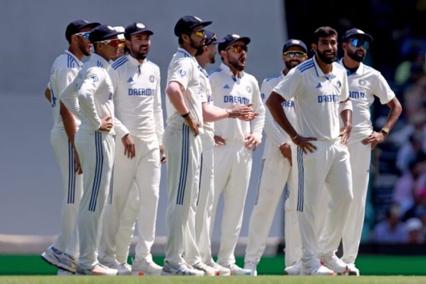 Indian players during the final Test against Australia at the Sydney Cricket Groundearlier