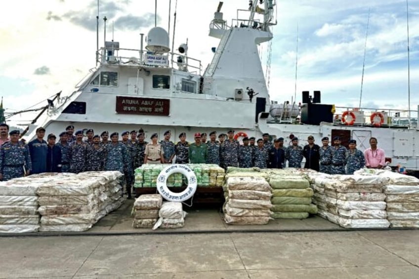 India's coast guard says they seized their biggest haul of illicit drugs when they stopped