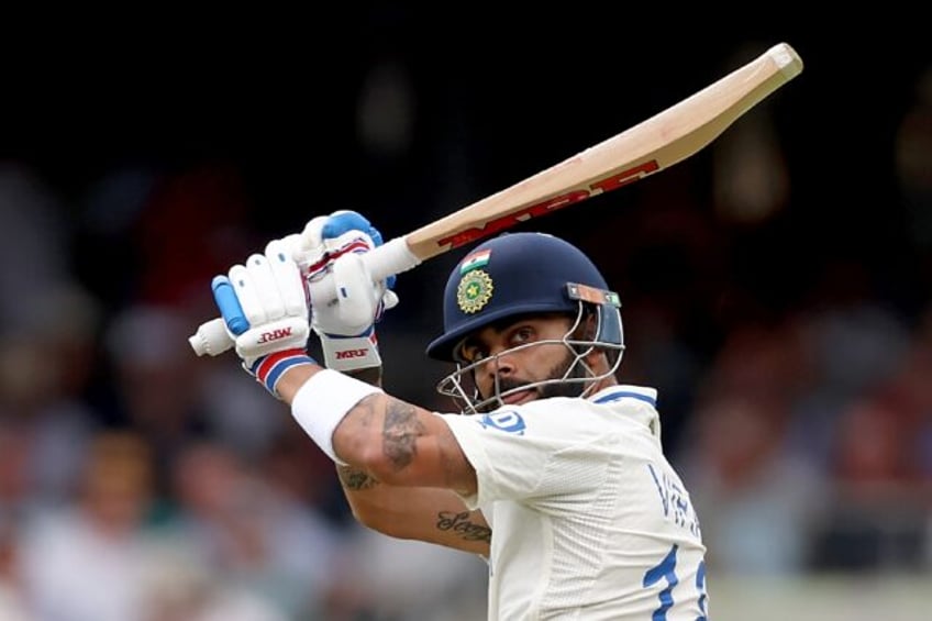 Kohli, seen here in action in early January in Australia, made just six runs on his return