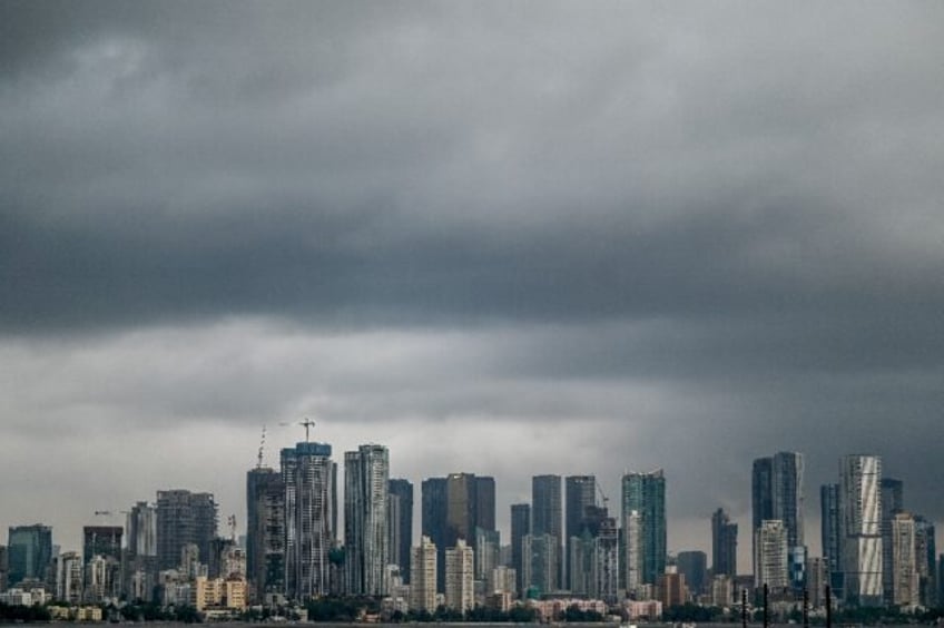 Monsoon clouds over Mumbai. The annual monsoon has arrived two weeks earlier than usual, w