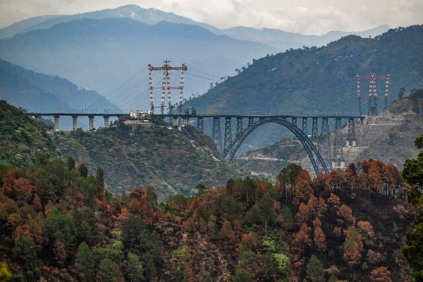 India's new Chenab bridge will allow for the transport of troops to contested Kashmir fast