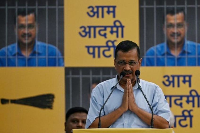 Arvind Kejriwal, chief minister of the capital Delhi, was first detained in March over the