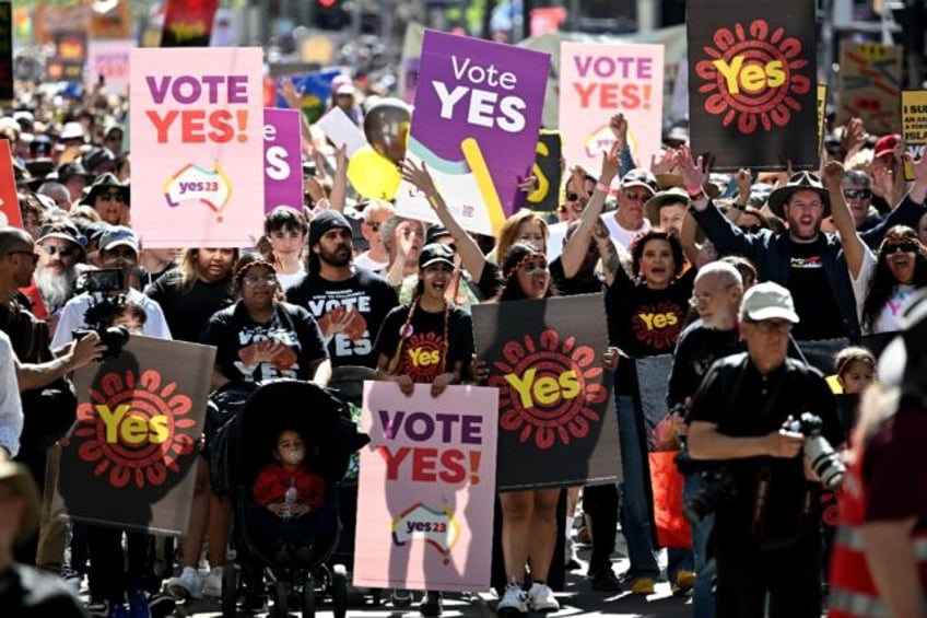 indigenous rights supporters rally across australia before vote