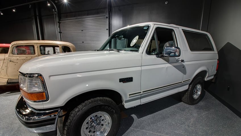 White Ford Bronco