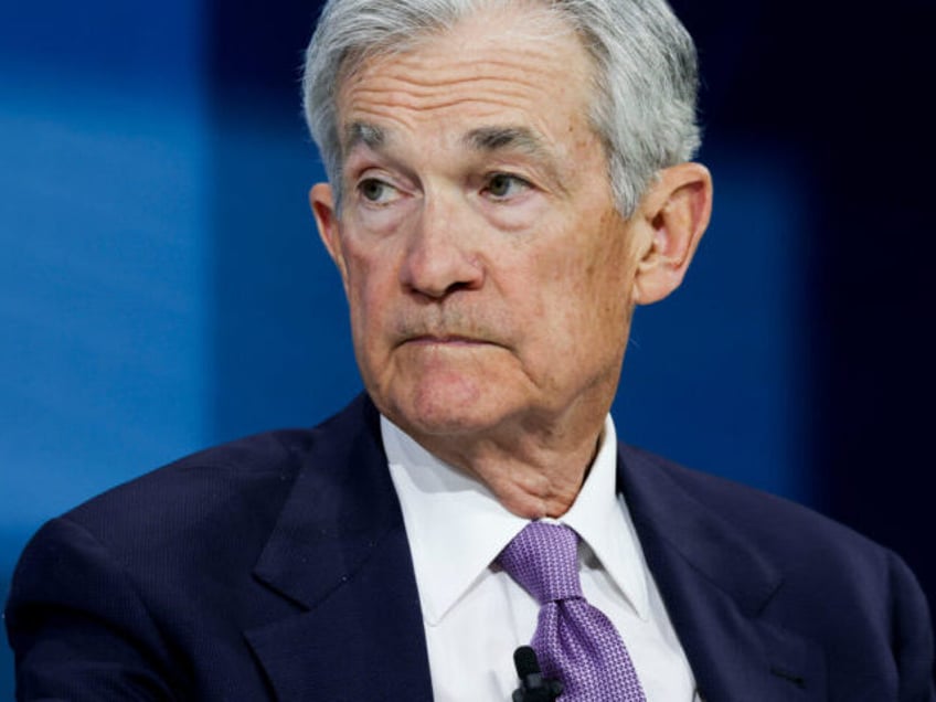 Jerome Powell, chairman of the US Federal Reserve, during the New York Times DealBook Summ