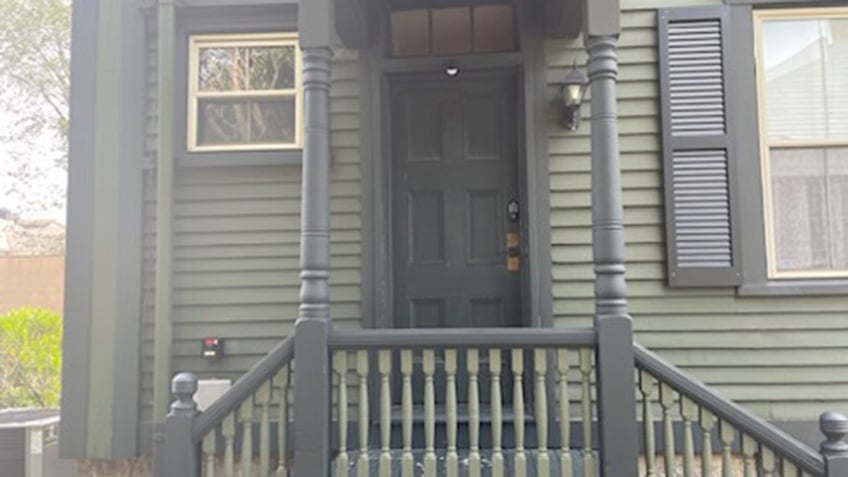 Lizzie Borden house side door Fall River, Massachusetts