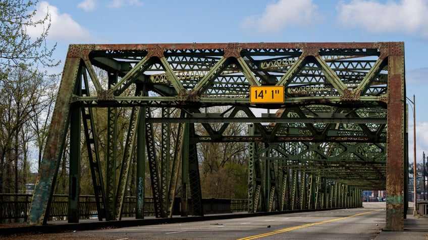 Fishing Wars Memorial Bridge in Tacoma, Washington.