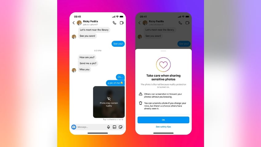 Instagram's new Nudity Protection feature