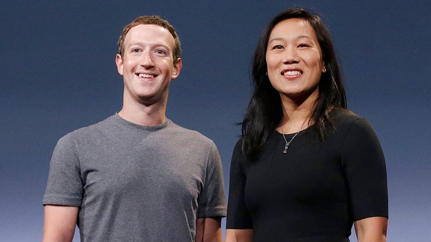 Mark Zuckerberg and Priscilla Chan