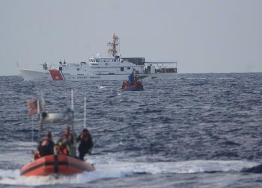 intercepted mexican fishing boat smuggling migrants rams coast guard boat prompting machine gun fire arrests