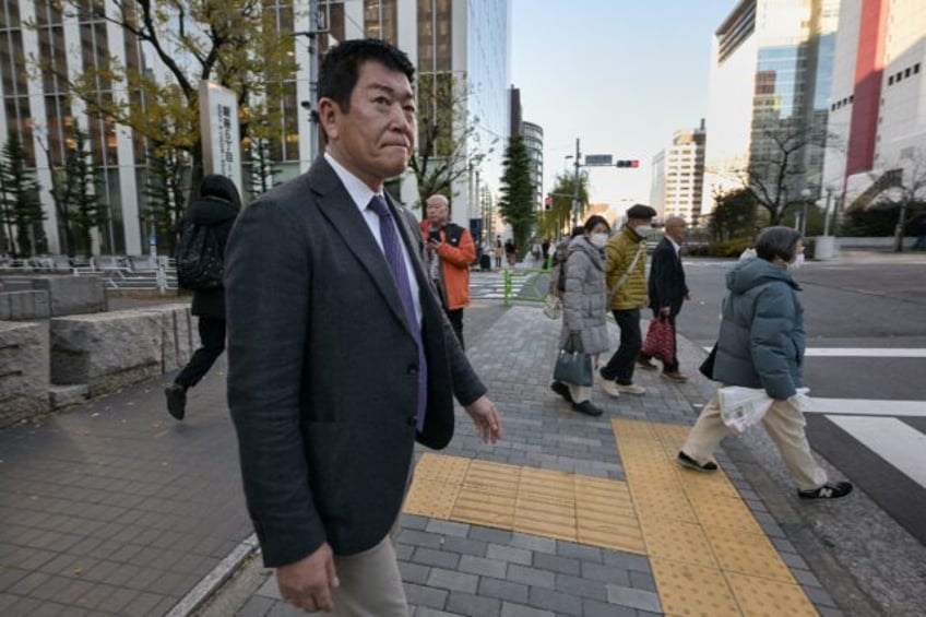 Morinari Watanabe pictured in central Tokyo