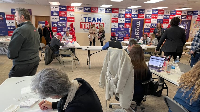 Trump campaign HQ in Iowa