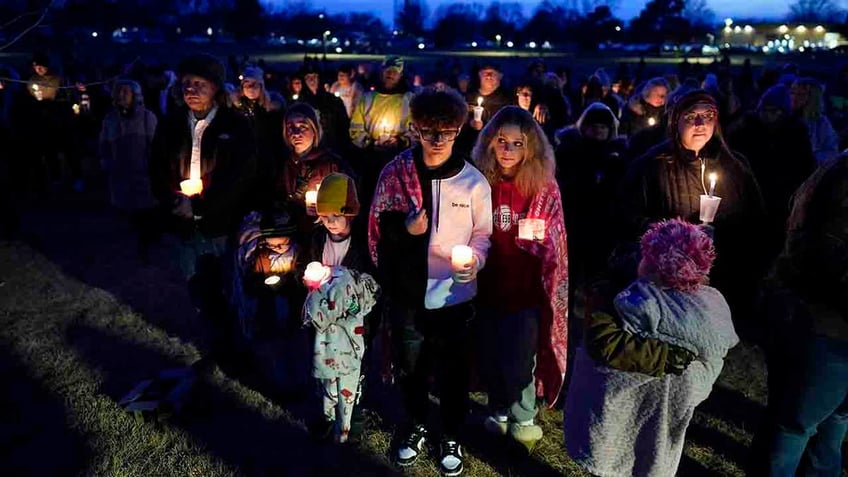 candlelight vigil for victims