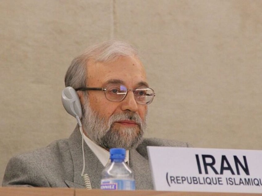 GENEVA, SWITZERLAND - OCTOBER 31:Iranian Human Rights Chief Mohammad-Javad Larijani attend