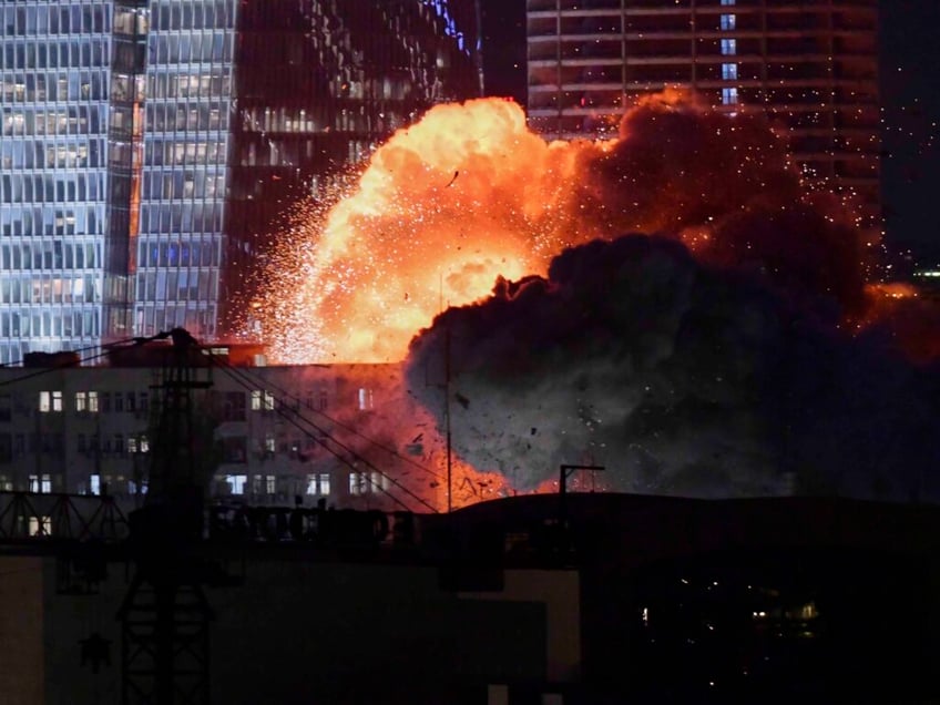 iran fires back idf radio 150 missiles few impacts 7 injured
