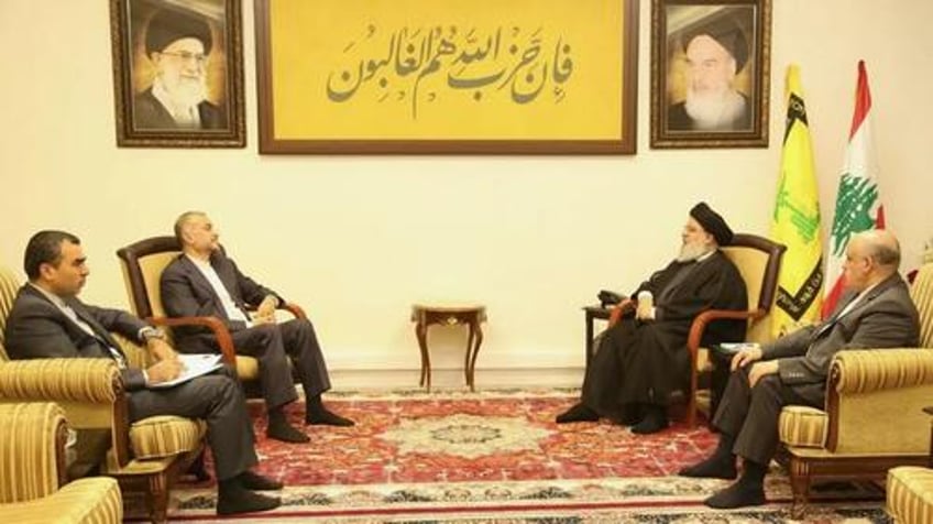 iran fm meets nasrallah threatens to open hezbollah war with israel if brutality against gaza doesnt cease