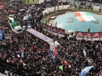 Iran Holds Huge Public Funeral For Slain Military Commanders & Scientists