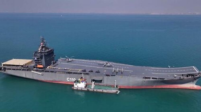 iran inaugurates first ever drone carrier warship in persian gulf