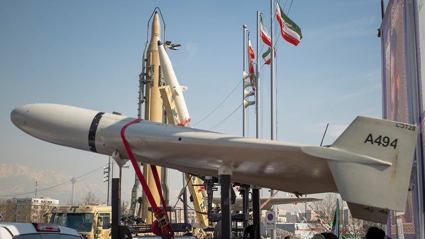 Iranian drone the Shahed 136 shown here 