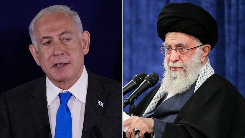 Benjamin Netanyahu and Ayatollah Ali Khamenei